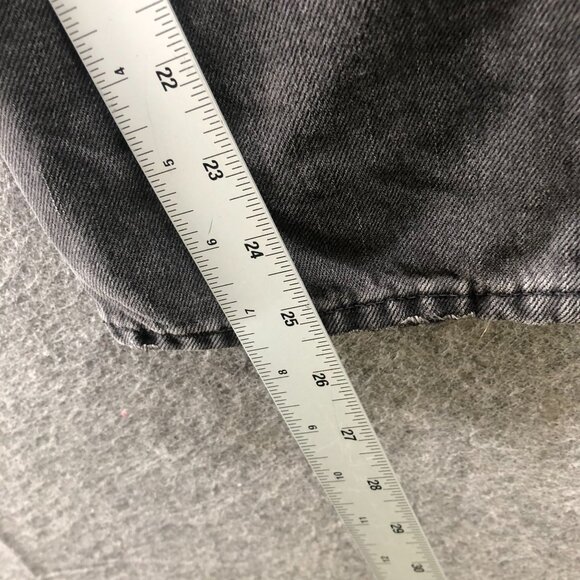 Madewell Balloon Jeans Womens 24 Noll Wash Black High Rise Barrel Leg Wide Leg - Picture 8 of 12